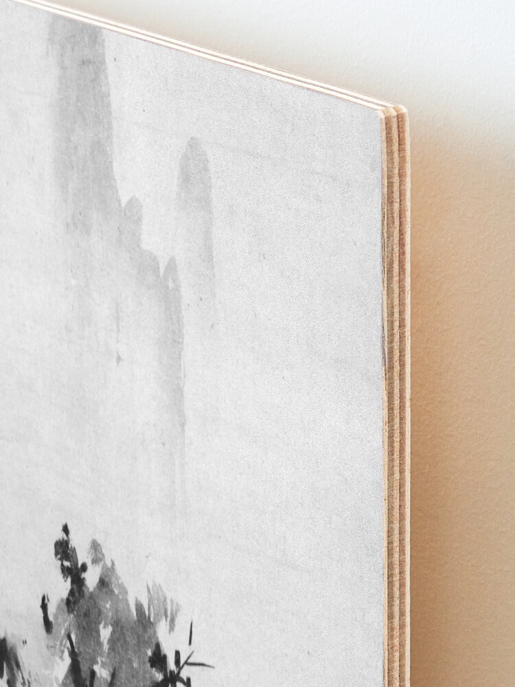 Alternate view of Sesshu Toyo Haboku-Sansui Landscape Mounted Print