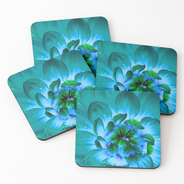 Item preview, Teal Dahlia designed and sold by AlternativeHue.
