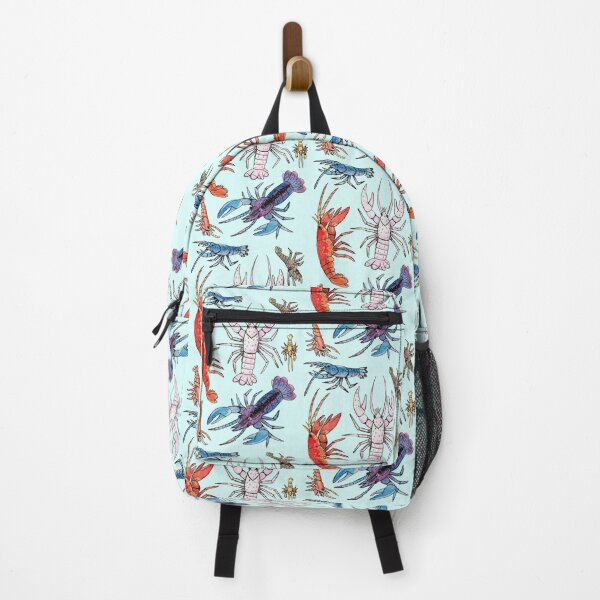 Item preview, Colorful Aquatic Crayfish Species in Watercolor designed and sold by narwhalwall.
