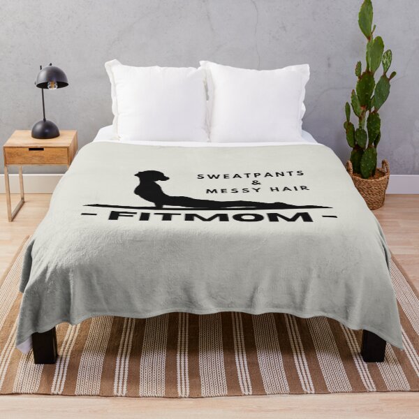 Item preview, Fitmom / yoga / namaste / health / workout / girl / special gift idea designed and sold by portrait4you.