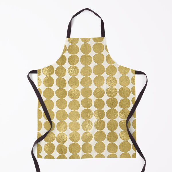 Item preview, Midcentury Modern Dots in Gold designed and sold by Amy Brinkman.