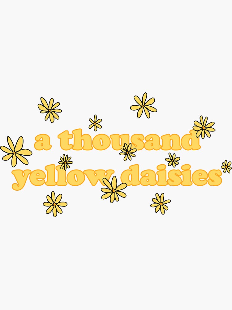 A THOUSAND YELLOW DAISIES by basiastachurska
