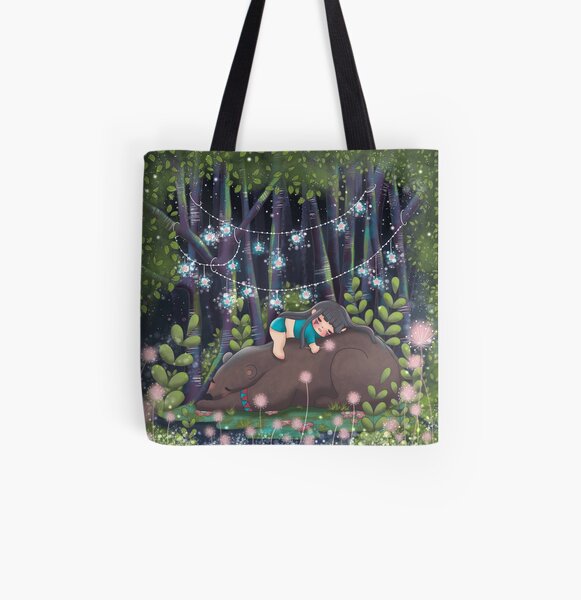 illustration numérique Tote bag doublé