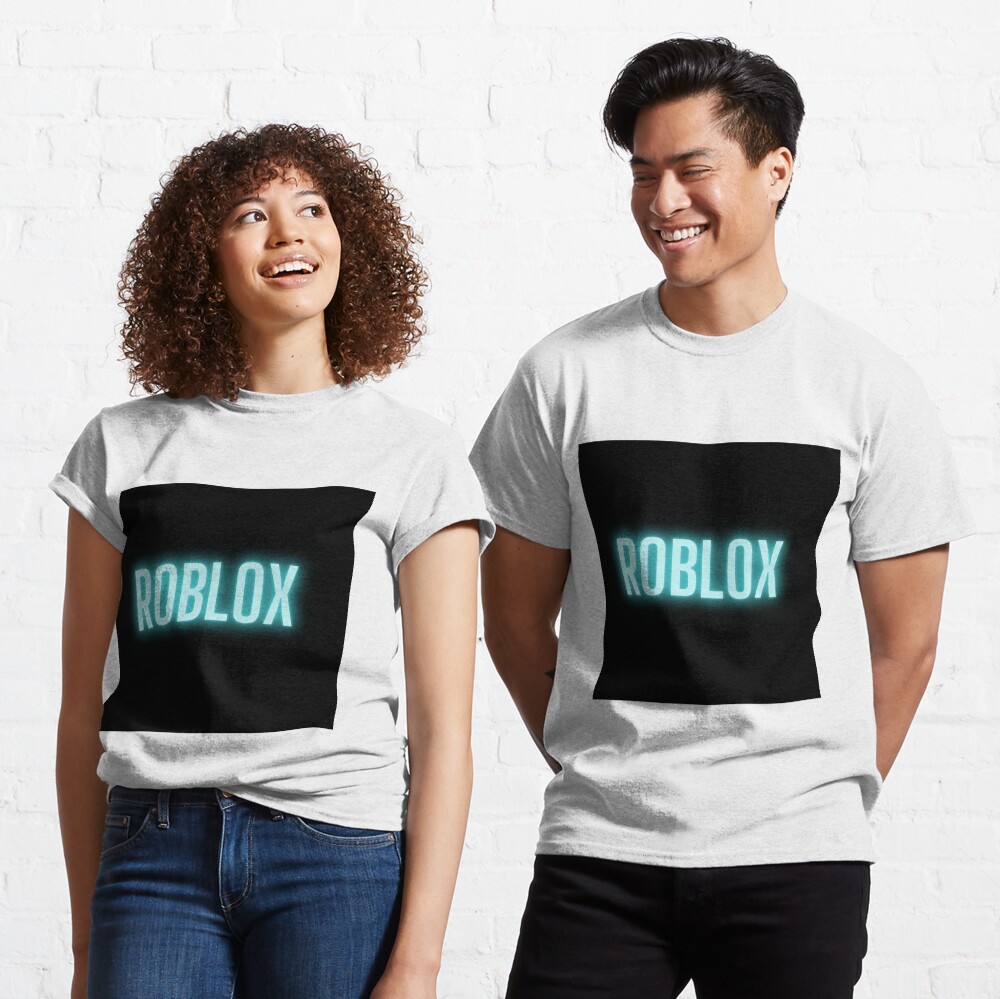 Roblox Glow In The Dark Word T Shirt By Salma Ramzy Redbubble - glowing t shirt roblox