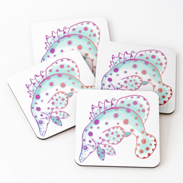 Item preview, Psychedelic Panther Grouper Aquarium Fish  designed and sold by narwhalwall.