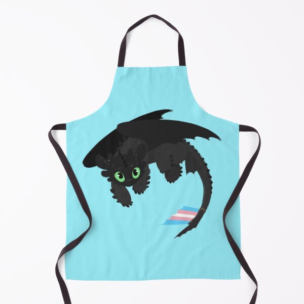 Toothless (Trans, Blue) Apron