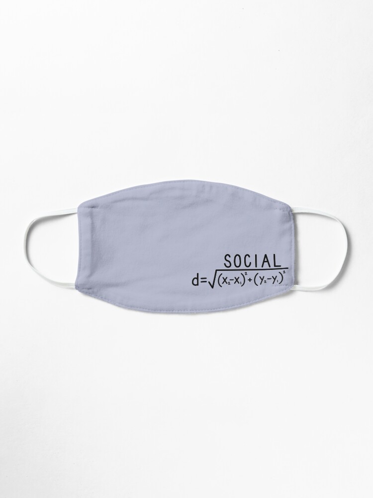 Alternate view of Social Distance (formula) Small/ Repeated Mask
