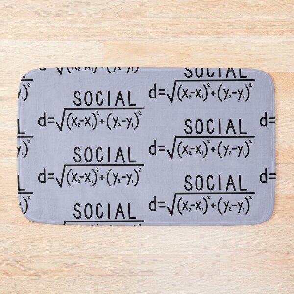 Item preview, Social Distance (formula) Small/ Repeated designed and sold by carwalker13.