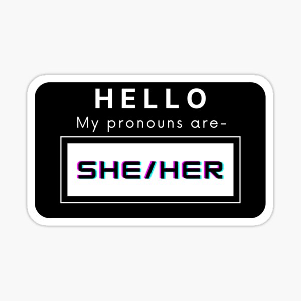 Pronoun Promise Sticker