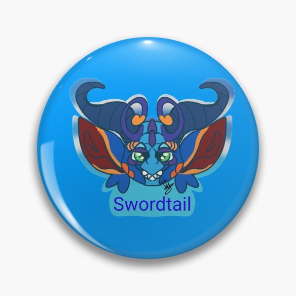 Item preview, swordtail sticker designed and sold by Snow-the-fox.