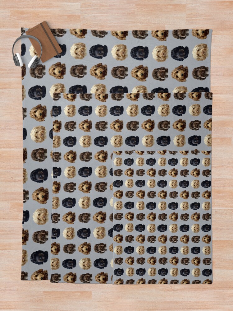 Alternate view of Cockapoo Dog Collection Throw Blanket