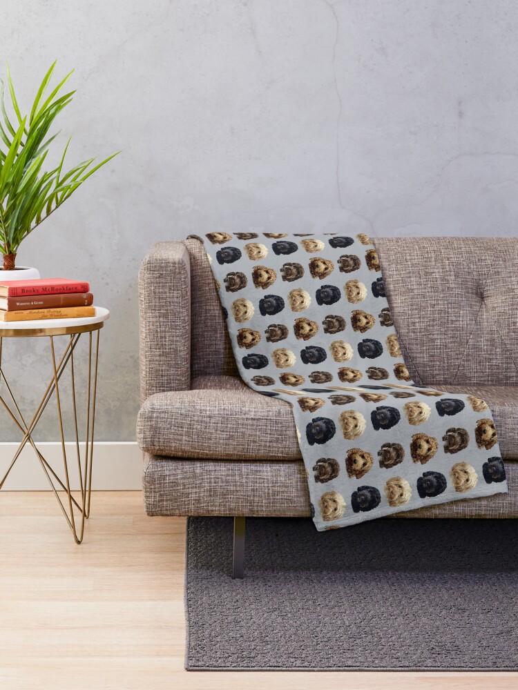 Alternate view of Cockapoo Dog Collection Throw Blanket