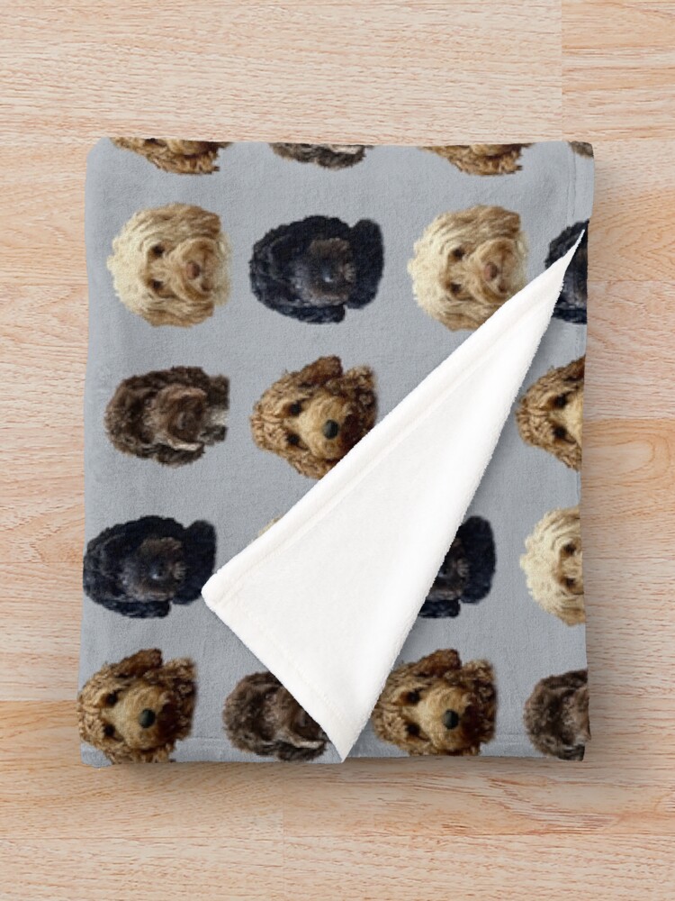 Alternate view of Cockapoo Dog Collection Throw Blanket