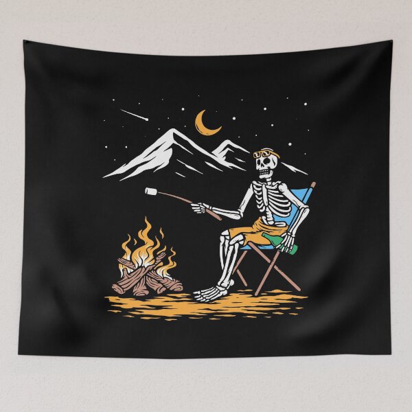 Item preview, relaxing with campfire designed and sold by teenlabel.