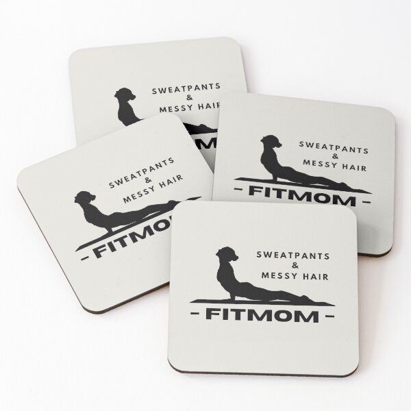 Item preview, Fitmom / yoga / namaste / health / workout / girl / special gift idea designed and sold by portrait4you.