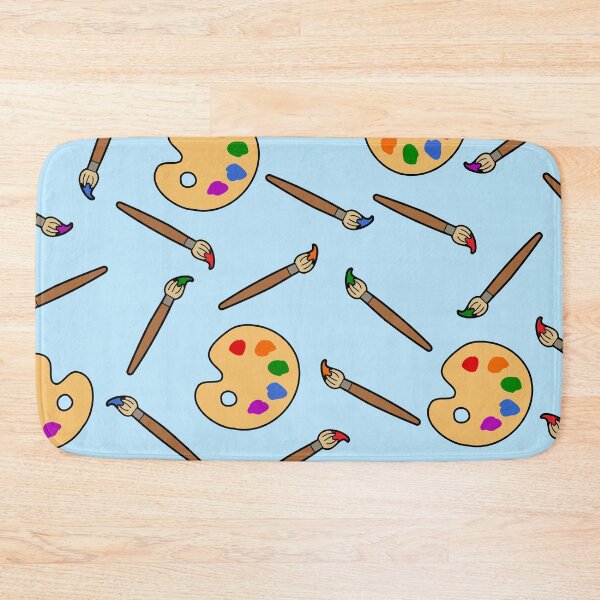 Item preview, Paintbrush and palette pattern designed and sold by Cathal O'Toole.