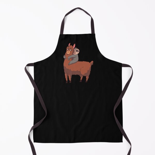Item preview, Sleepy Sloth Hugging Llama designed and sold by Cute and Funny Animal Art Designs.