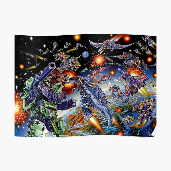 TRANSFORMERS G1 JAPANESE BOX BATTLE Poster