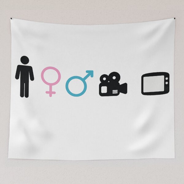 Item preview, Person, Woman, Man, Camera, Tv designed and sold by All in One  Design.