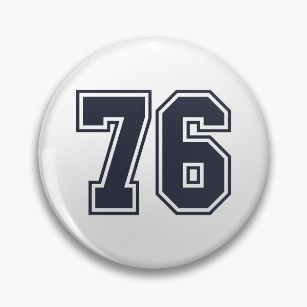 Item preview, 76 Sports Number Seventy-Six designed and sold by HelloFromAja.