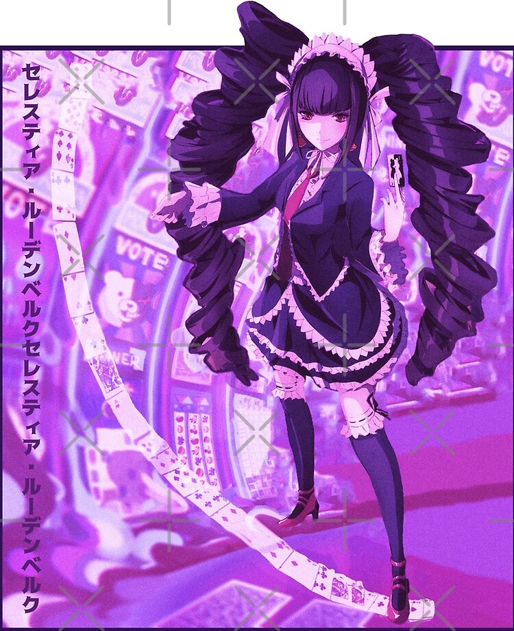 Celestia Ludenberg, Danganronpa, Ultimate Gambler, Vaporwave, Anime Aesthetic, Yami Kawaii, Fairy Kei, Manga Celestia Ludenberg, Danganronpa, Ultimate Gambler, Vaporwave, Anime Aesthetic, Yami Kawaii, Fairy Kei, Manga
