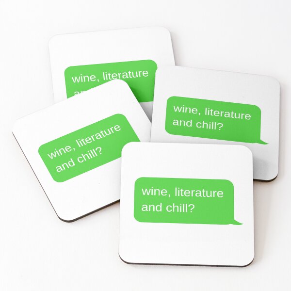 Item preview, WIne Literature and Chill designed and sold by wellsaidsir.
