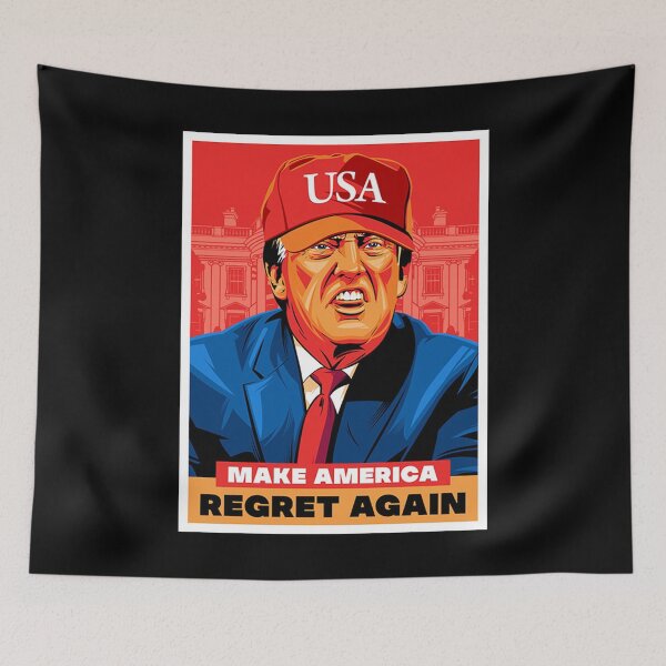 Item preview, Make America Regret Again| Anti Trumpism| Anti Fasiscm| 864511320|45 designed and sold by ozumdesigns.
