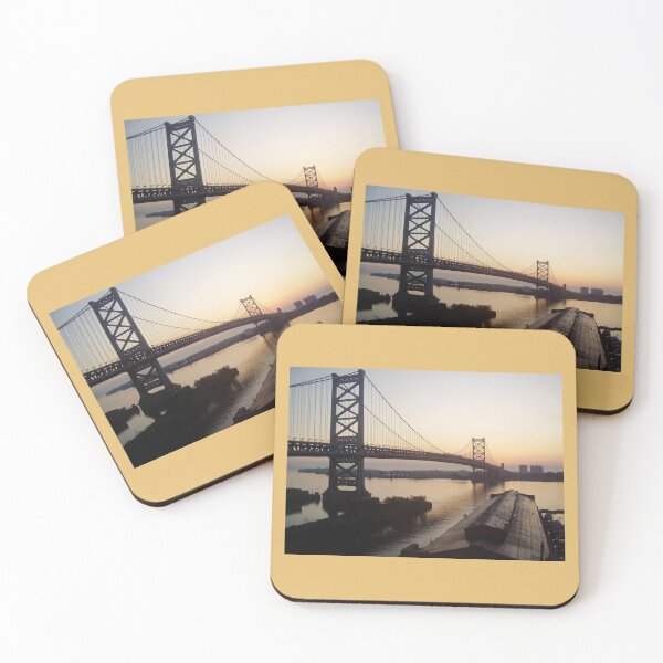 Item preview, Dawn, Ben Franklin Bridge in Philly designed and sold by CarolLeesArt.