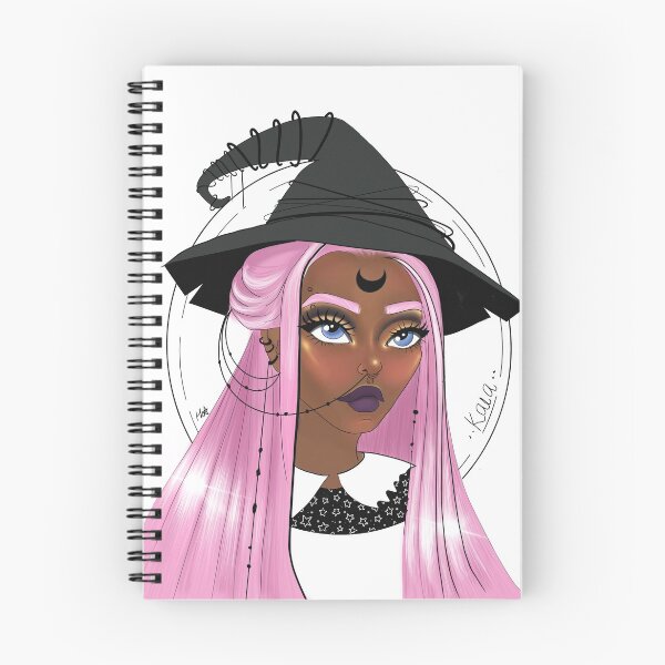 Item preview, Kaia the pink haired witch designed and sold by Coven-Of-Art.