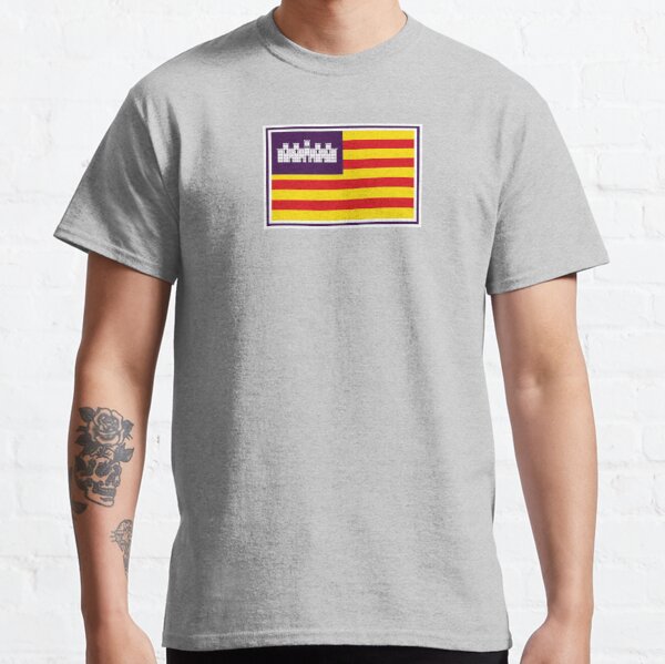 Balearic Islands Flag Gifts, Stickers & Products  Classic T-Shirt