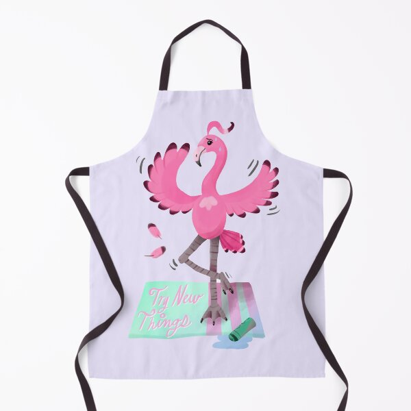 Item preview, Motivational Pink Yoga Flamingo Exercising designed and sold by narwhalwall.