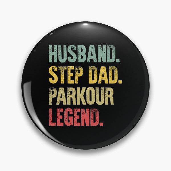 Item preview, Funny Men Vintage T Shirt Husband Step Dad Parkour Legend designed and sold by Bendthetrend.