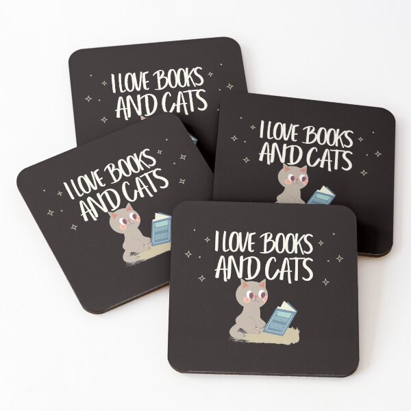 Item preview, I Love Books and Cats designed and sold by sasigifts.