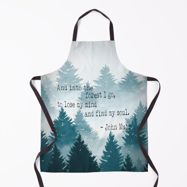 Item preview, John Muir - Forest and Soul Quote designed and sold by NikkiMouse82.