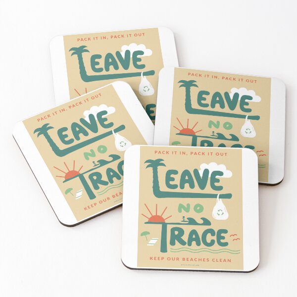Item preview, Leave No Trace Beach designed and sold by projectforall.