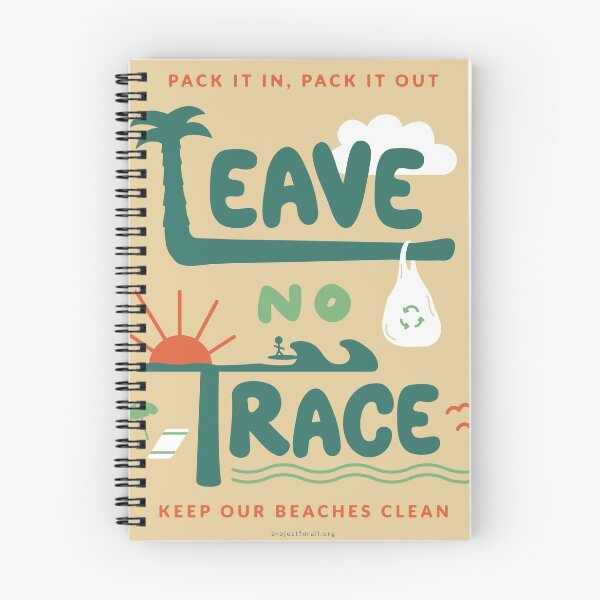 Item preview, Leave No Trace Beach designed and sold by projectforall.