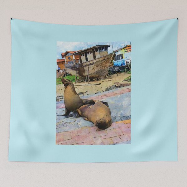 Item preview, Sea Lions in San Cristobal designed and sold by Mathilde GT.