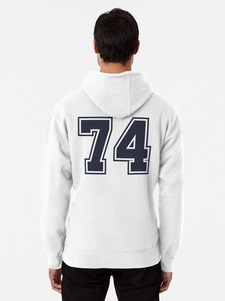 74 Sports Number Seventy-Four Pullover Hoodie for Sale by HelloFromAja