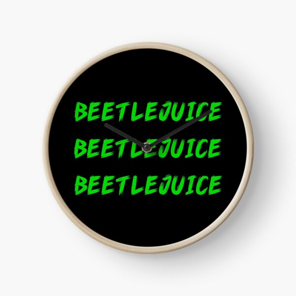 Beetlejuice Cartoon Clocks Redbubble