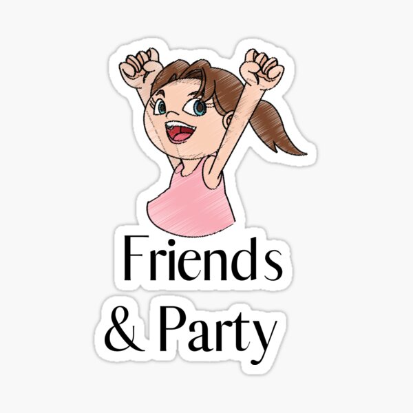 Friends Theme Song Stickers Redbubble - roblox id code for lunchbox friends