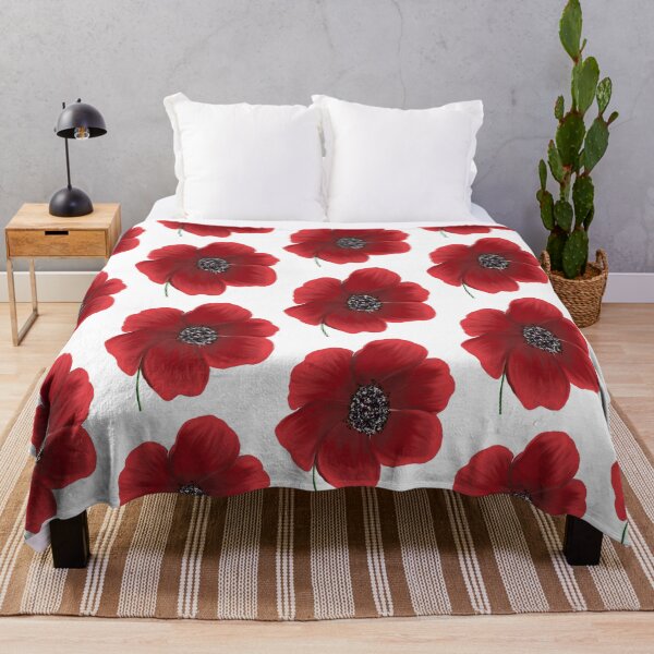 Item preview, Red poppy design designed and sold by Diane Hunter Art.