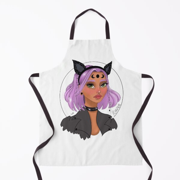 Item preview, Raven the purple haired witch designed and sold by Coven-Of-Art.