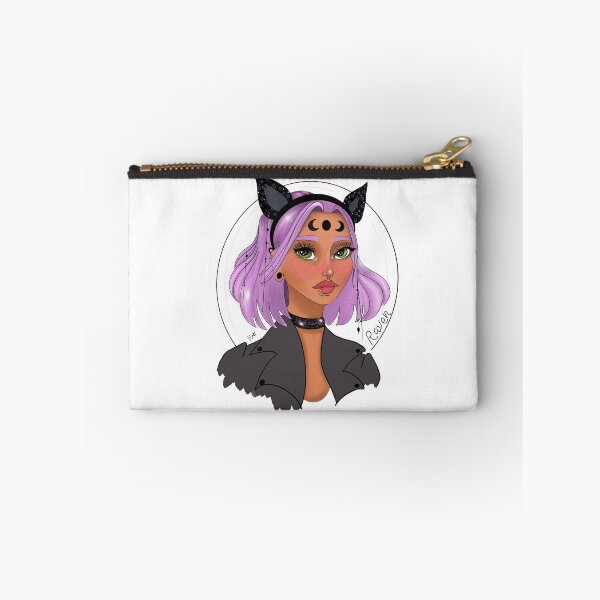 Item preview, Raven the purple haired witch designed and sold by Coven-Of-Art.