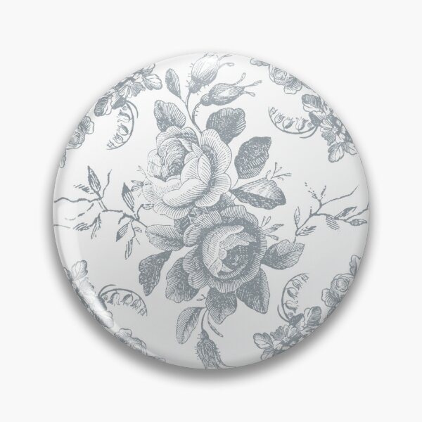 Item preview, Gray Rose Toile designed and sold by Grafixmom.
