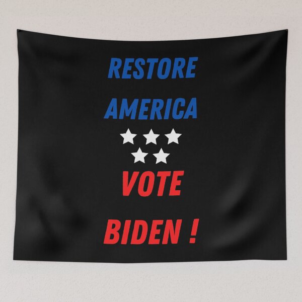 Item preview, Restore America-Vote Biden! designed and sold by Zachary Hadley.