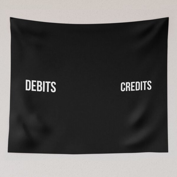 Item preview, Debits and Credits designed and sold by Anime, Memes, & Gaming Store.