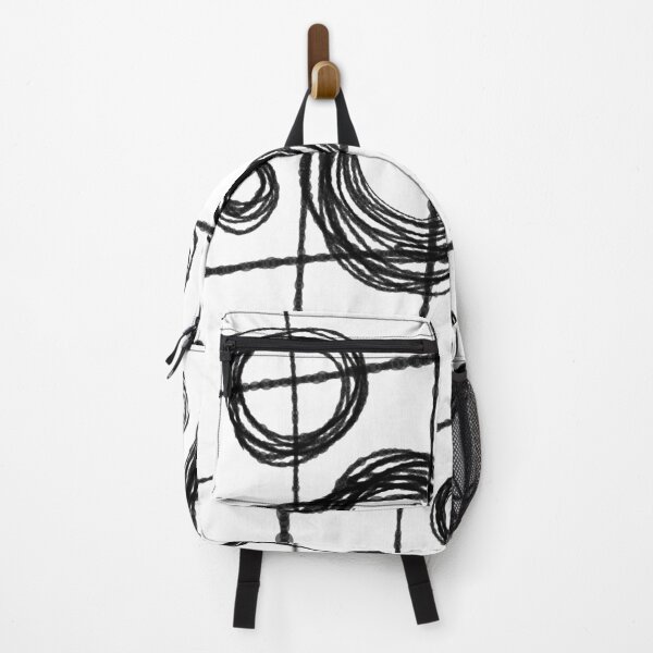 Item preview, Black and White Ink Lines and Circles designed and sold by Amy Brinkman.
