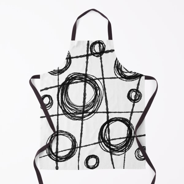 Item preview, Black and White Ink Lines and Circles designed and sold by Amy Brinkman.