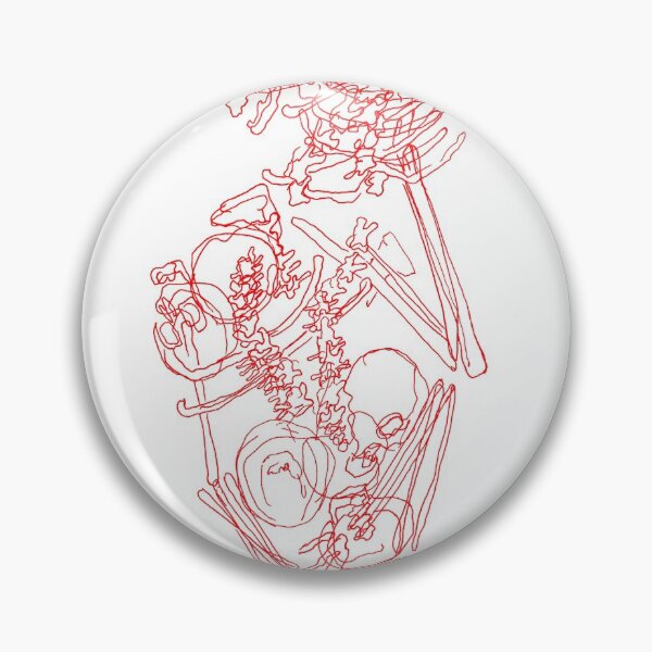Item preview, Skeletal Tumble - Red designed and sold by Caroline Owen.