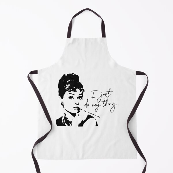 Item preview, Audrey Heburn, I Just Do My Thing #blackandwhite designed and sold by Amy Brinkman.